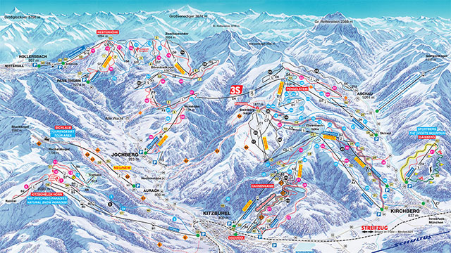 Kitzbuhel Piste Map